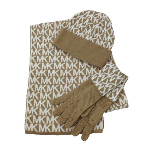 michael kors scarf mens|michael kors hat and gloves.